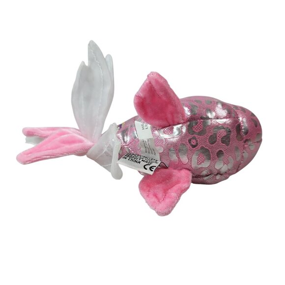 2/$15 Webkinz Lil'Kinz Pink Glitter Fish Plush Silver Googly No Codes Ganz HS525 - Picture 8 of 11